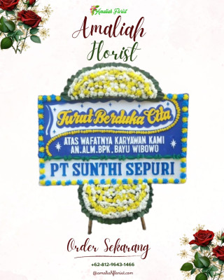 Papan Bunga Duka di Puncak Kemuning
