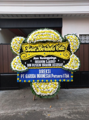 Papan Bunga Duka di Puncak Kemuning